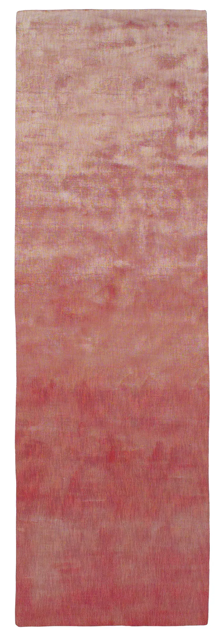 8' Red Chevron Hand Woven Runner Rug