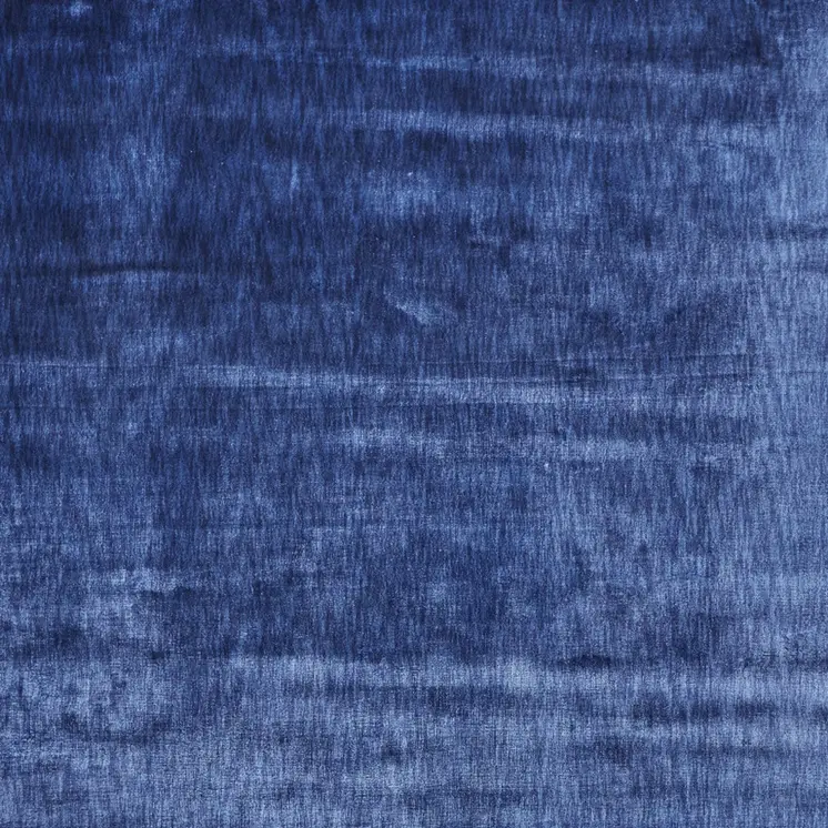6' X 9' Blue Chevron Hand Woven Area Rug