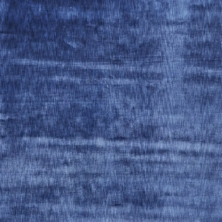 6' X 9' Blue Chevron Hand Woven Area Rug