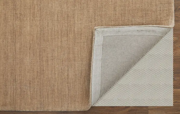 4' X 6' Tan Wool Hand Woven Area Rug