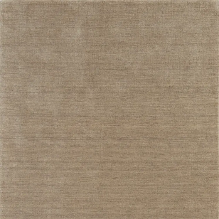 8' X 11' Tan Wool Hand Woven Area Rug