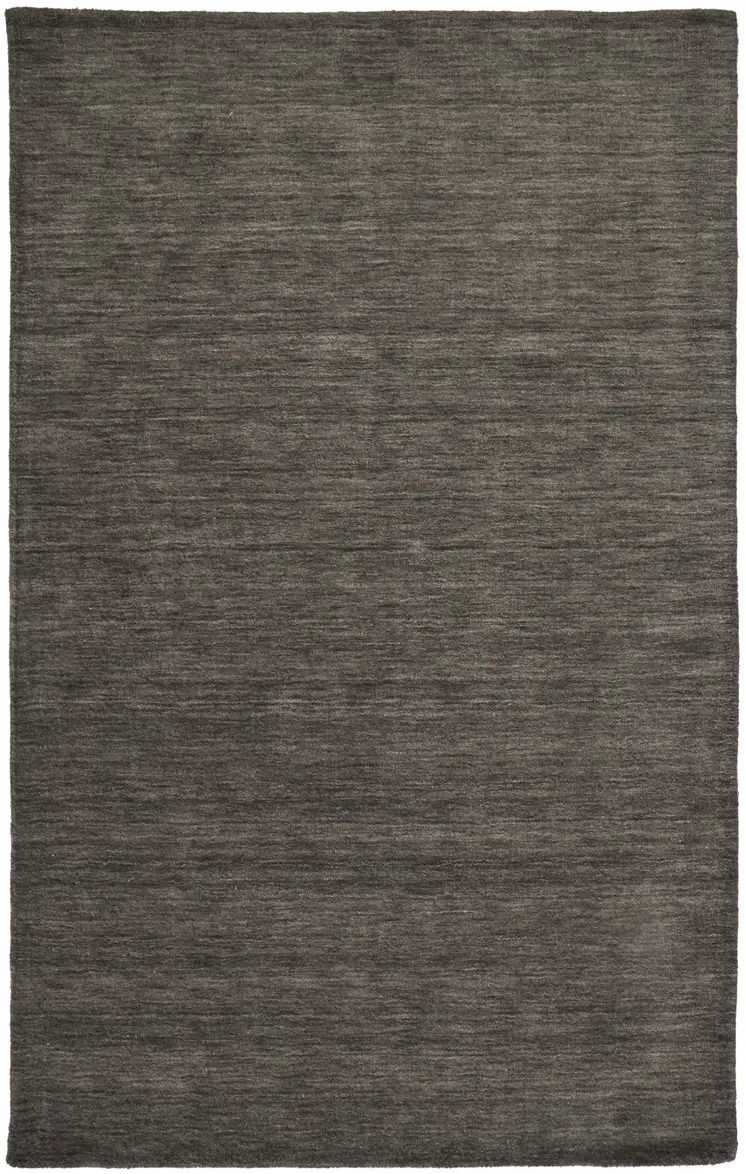 4' X 6' Brown Wool Hand Woven Area Rug