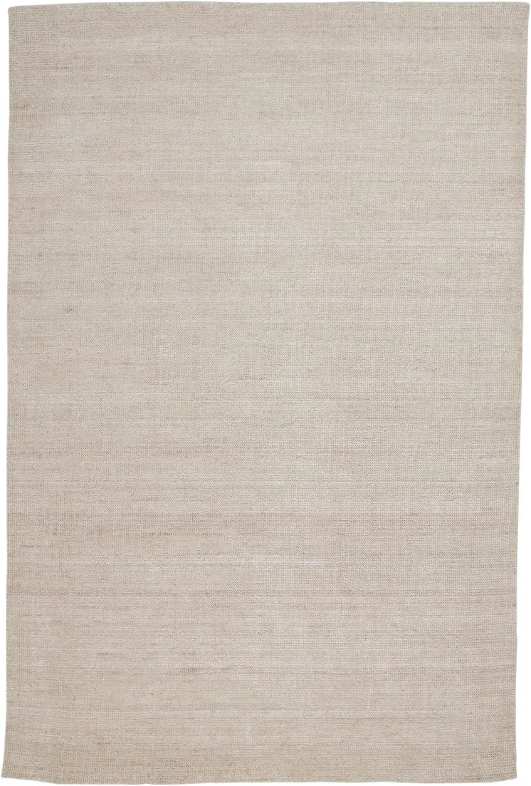 2' X 3' Tan Abstract Hand Woven Area Rug