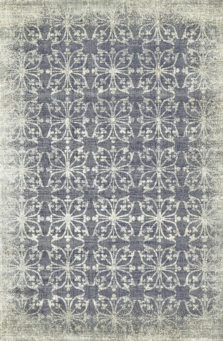 9' X 12' Tan and Gray Geometric Power Loom Area Rug