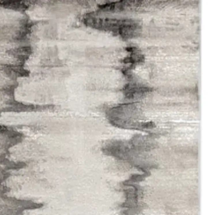 13' X 20' Gray Ivory and Taupe Abstract Power Loom Area Rug