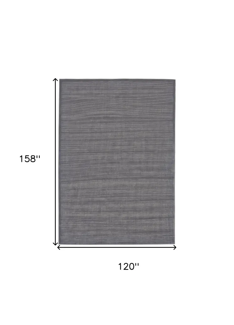 10' X 13' Taupe and Gray Power Loom Area Rug