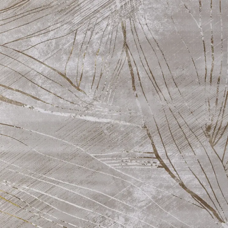 10' X 13' Silver Brown and Taupe Abstract Power Loom Area Rug