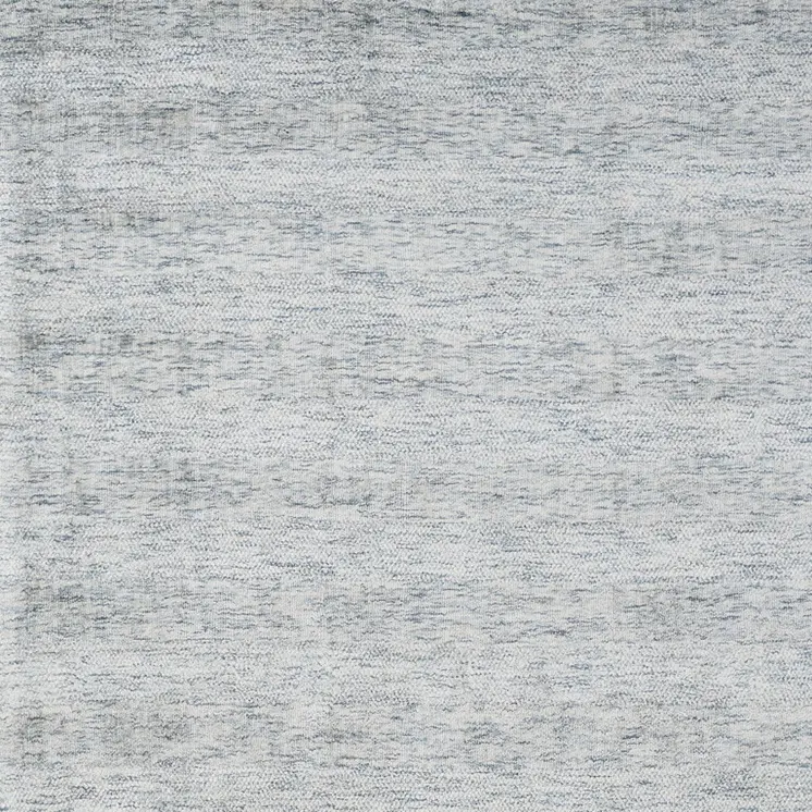 5' X 8' Blue Abstract Hand Woven Area Rug