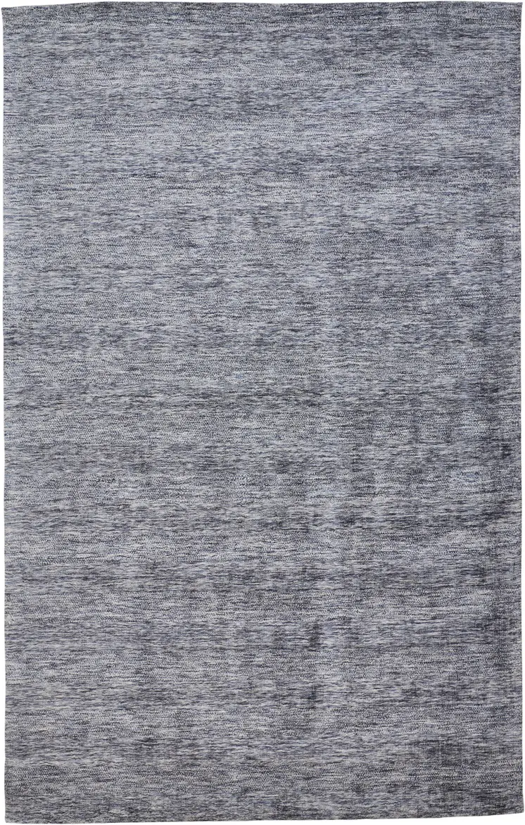 5' X 8' Gray Abstract Hand Woven Area Rug