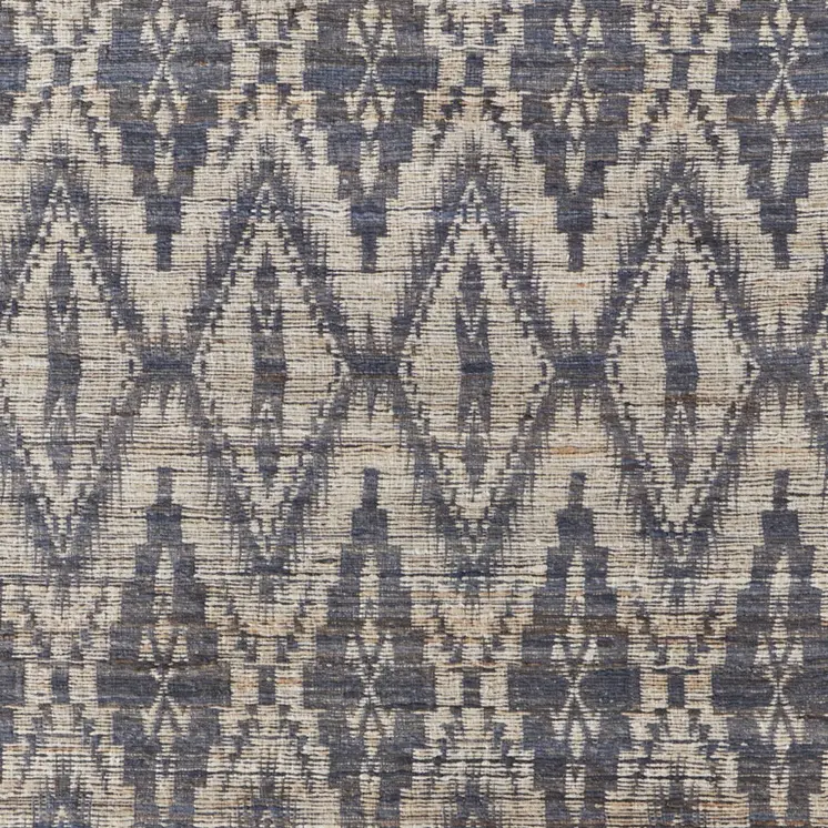 8' X 11' Tan and Gray Geometric Hand Woven Area Rug