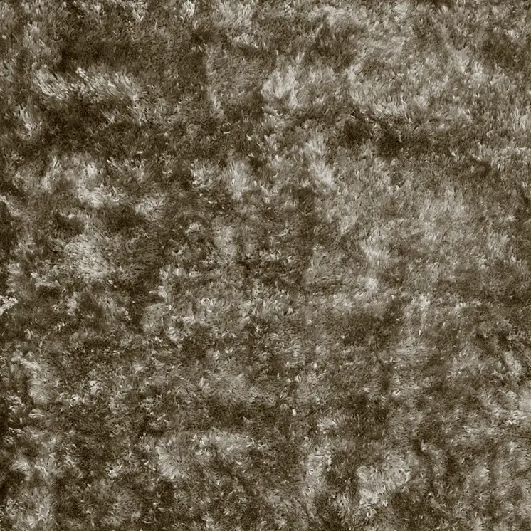 7' X 10' Gold Shag Hand Tufted Area Rug