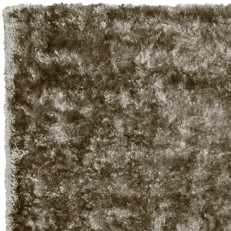 7' X 10' Gold Shag Hand Tufted Area Rug