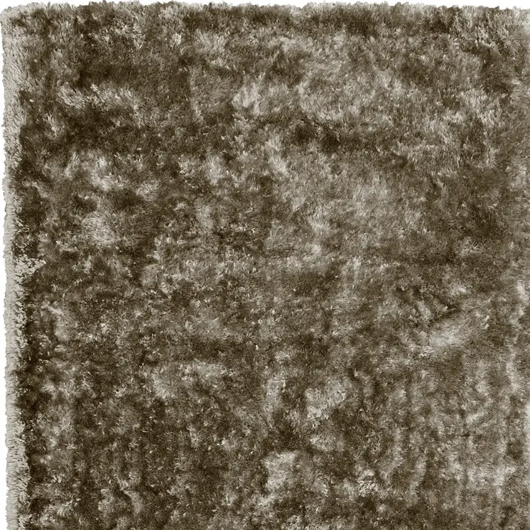 7' X 10' Gold Shag Hand Tufted Area Rug