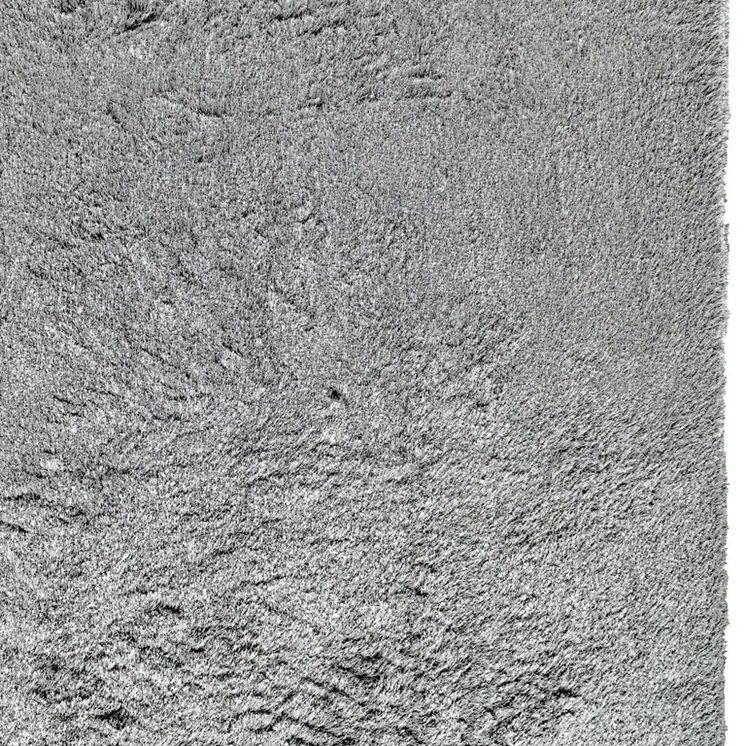 9' X 12' Gray Shag Hand Tufted Area Rug
