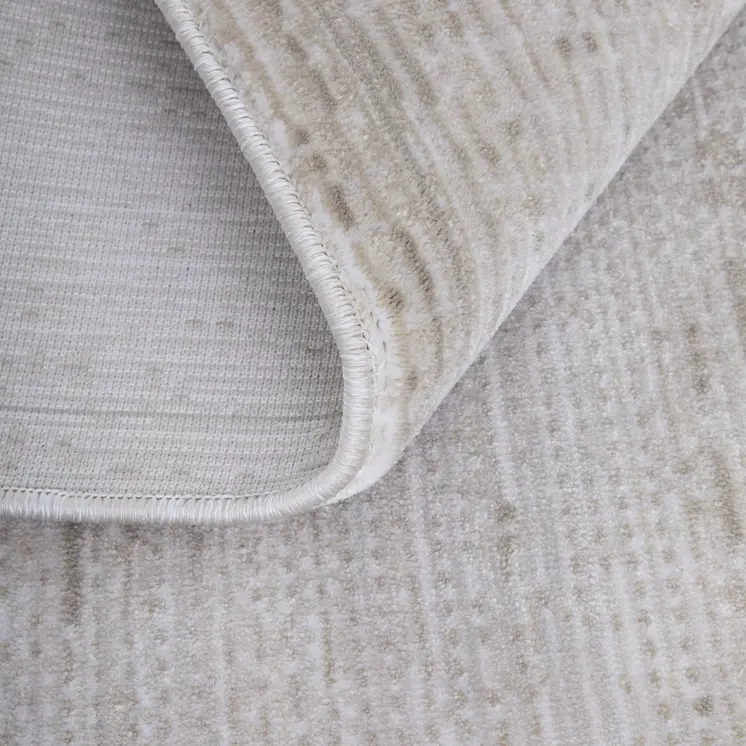 7' X 10' Ivory Power Loom Area Rug
