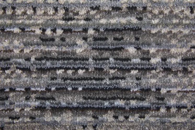 2' X 3' Gray and Ivory Power Loom Area Rug