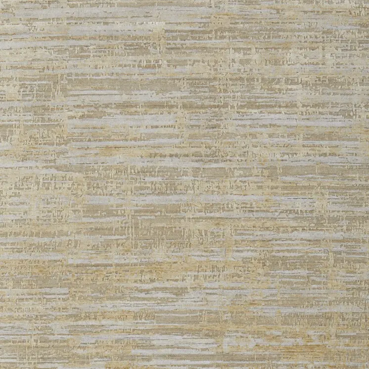 2' X 3' Yellow and Ivory Abstract Hand Woven Area Rug