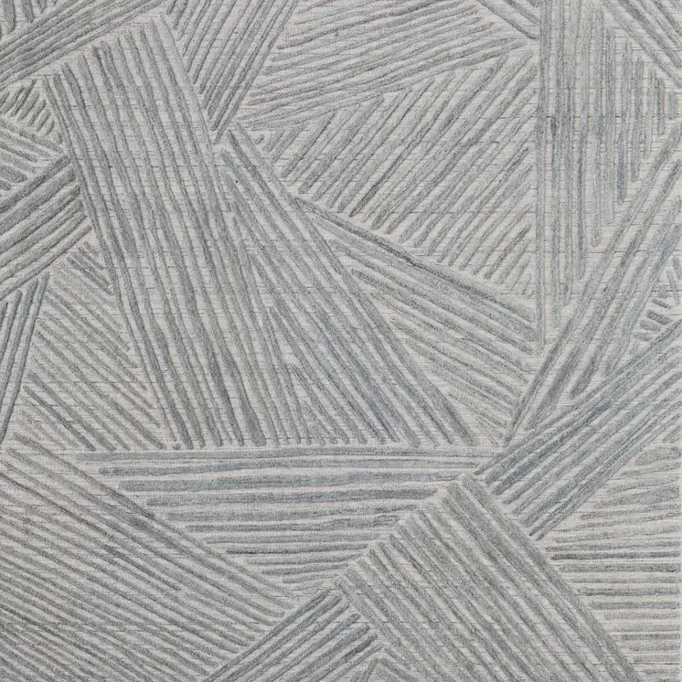 10' X 14' Green and Ivory Abstract Hand Woven Area Rug