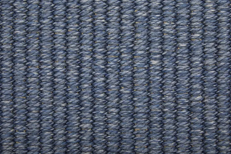 10' X 14' Blue Hand Woven Area Rug