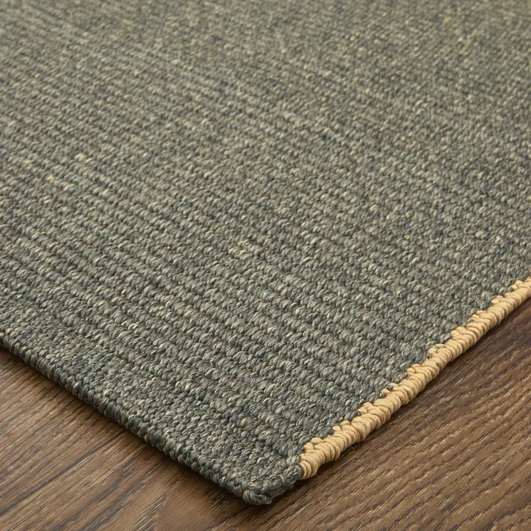 10' X 14' Green Hand Woven Area Rug