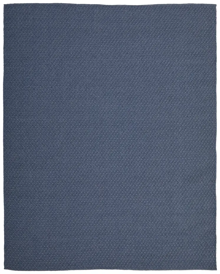 10' X 14' Blue Hand Woven Area Rug