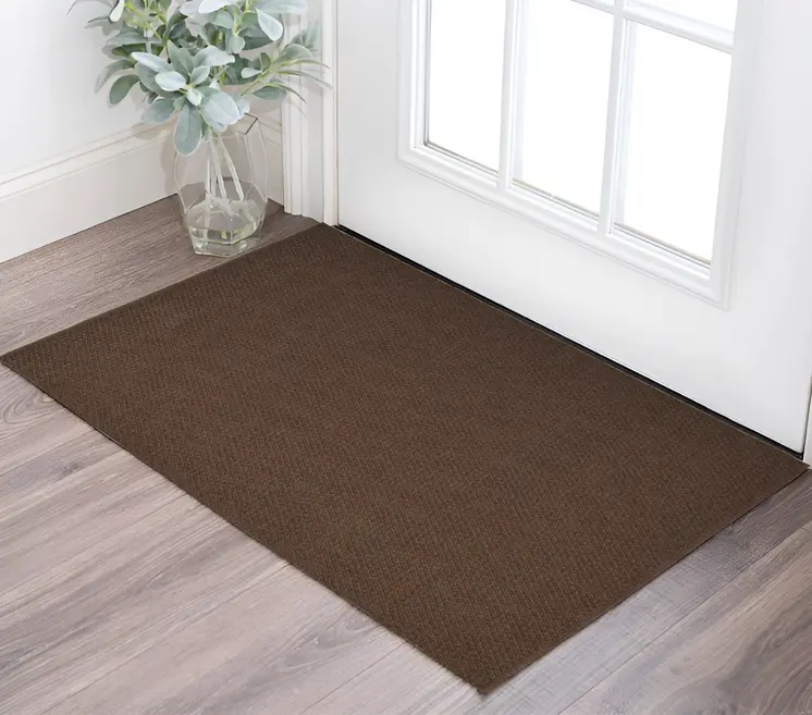 2' X 3' Brown Hand Woven Area Rug