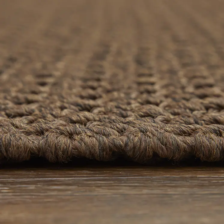 2' X 3' Brown Hand Woven Area Rug