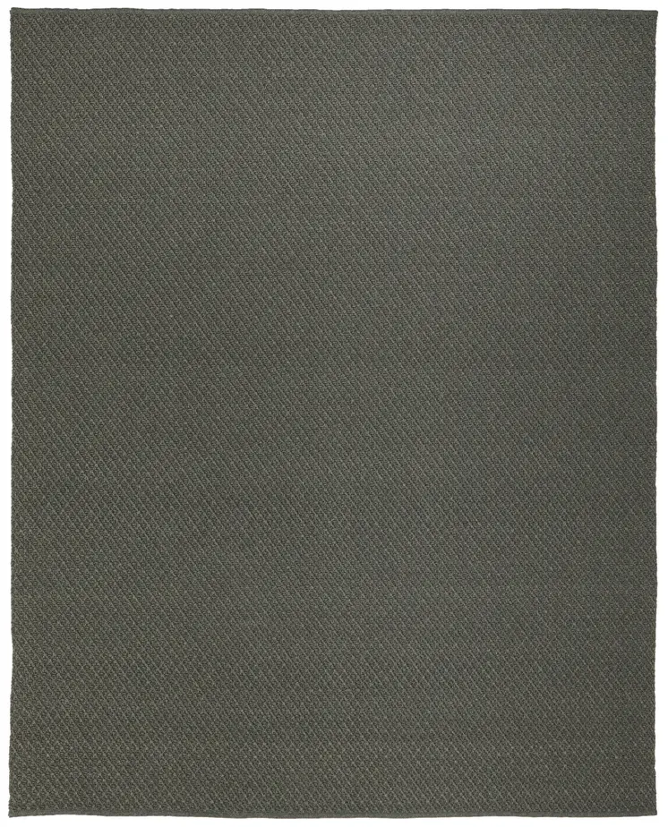 10' X 14' Green Hand Woven Area Rug