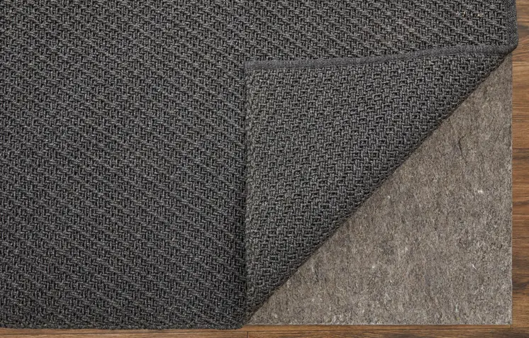 2' X 3' Gray Hand Woven Area Rug