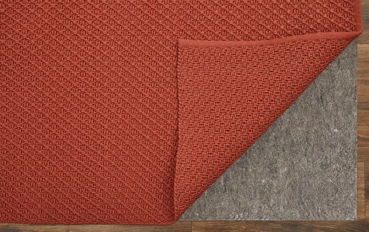 2' X 3' Red Hand Woven Area Rug