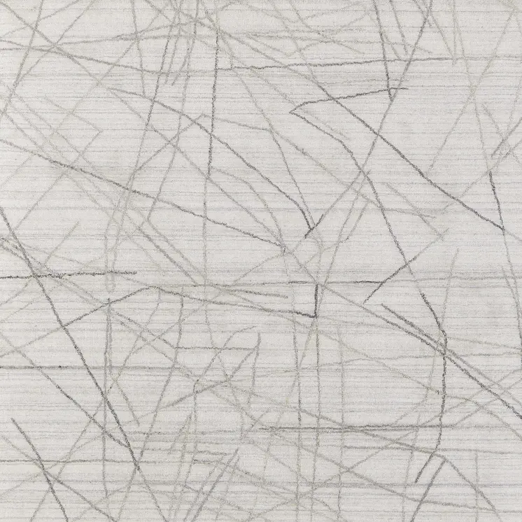 8' X 10' Gray and Ivory Abstract Hand Woven Area Rug