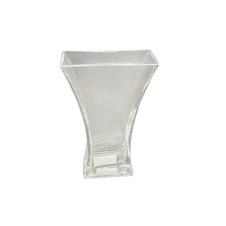 11" Clear Trumpet Lead Free Crystal Table Vase