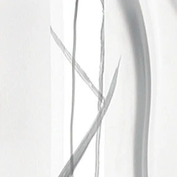 11" Clear And White Abstract Lead Free Crystal Table Vase