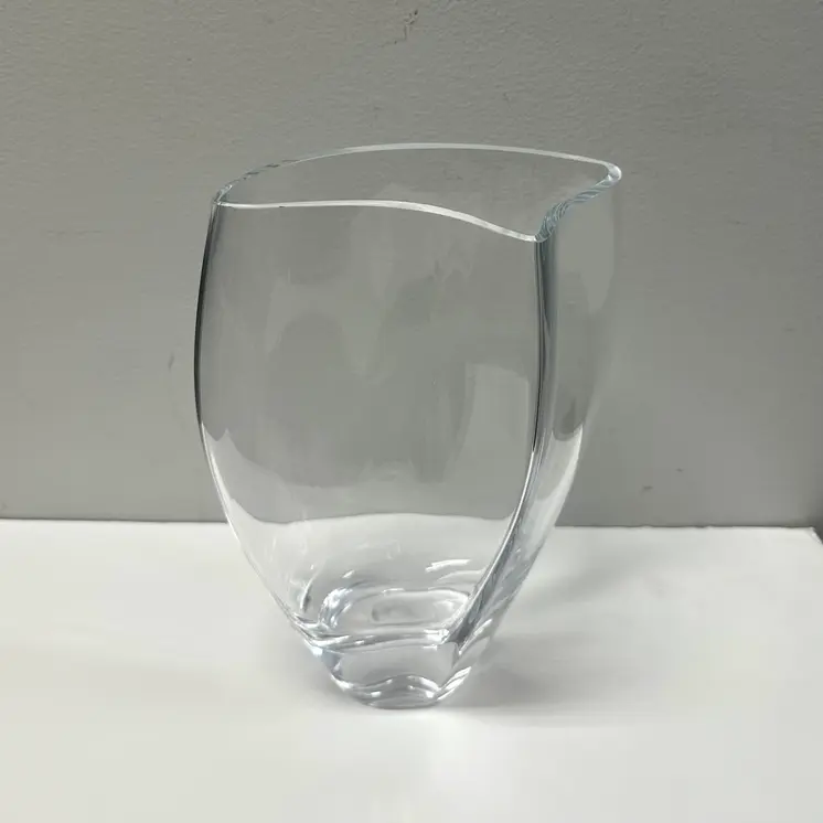11" Clear Lead Free Crystal Table Vase