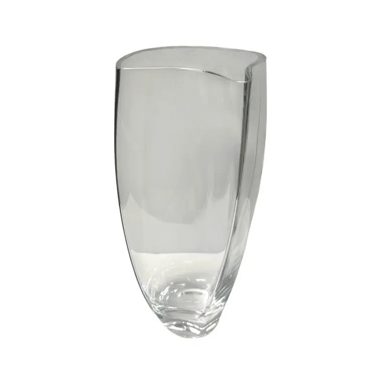 12" Clear Lead Free Crystal Table Vase