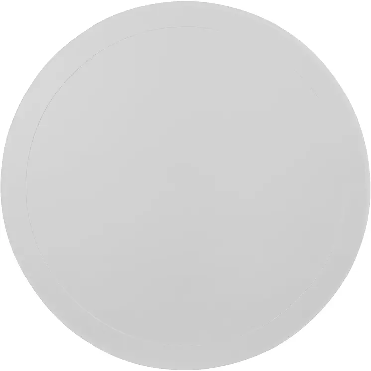 39" White Solid Wood Round Top Dining Table