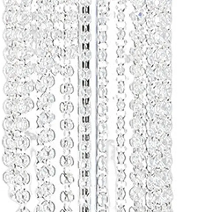 53" Clear And Silver Crystal And Metal Floor Lamp With Hot Pink Linen Drum Shade