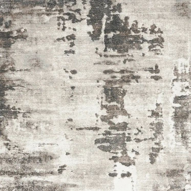 4' X 6' Tan Abstract Power Loom Area Rug