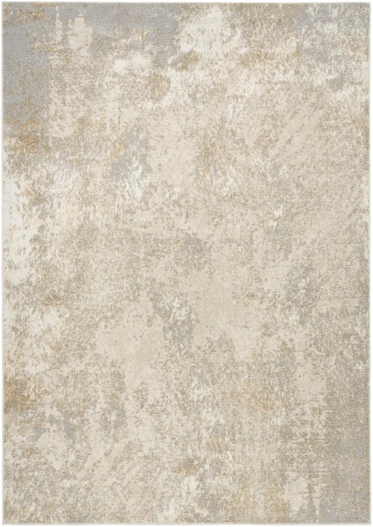 4' X 6' Gray Abstract Area Rug