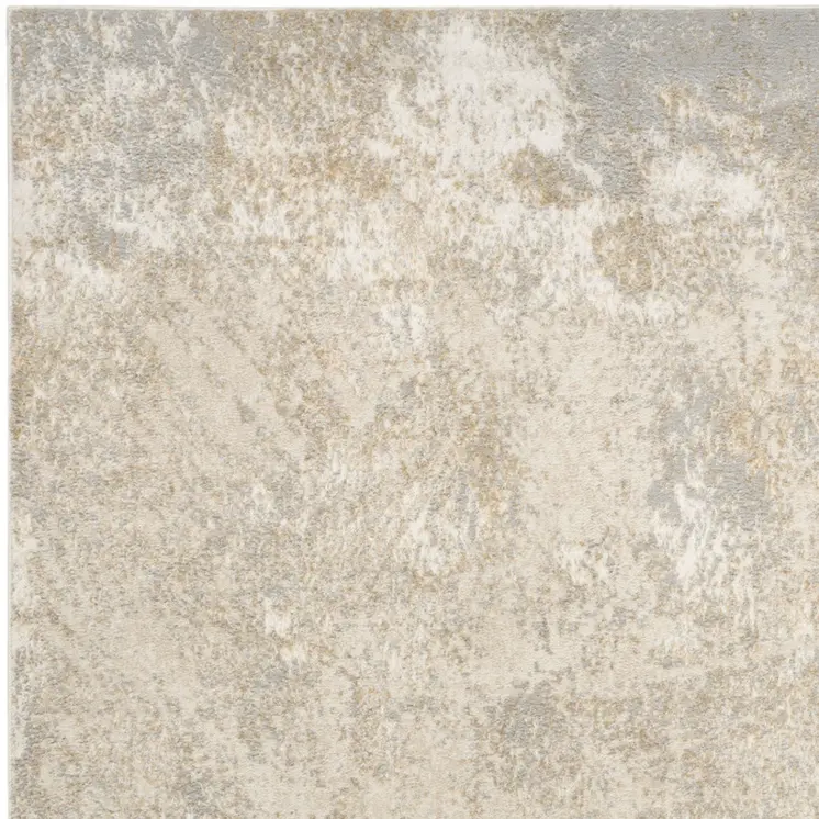 5' X 7' Gray Abstract Area Rug