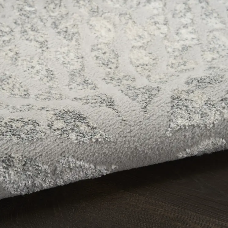 8' X 10' Gray Abstract Area Rug