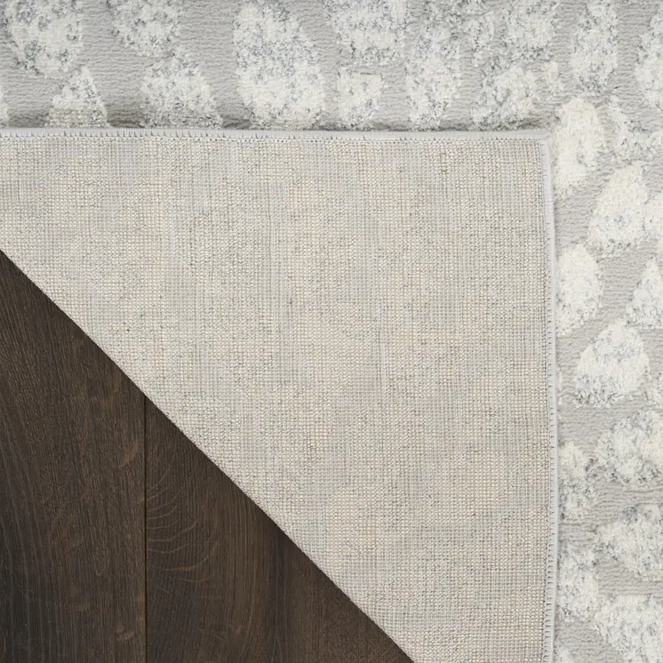 8' X 10' Gray Abstract Area Rug