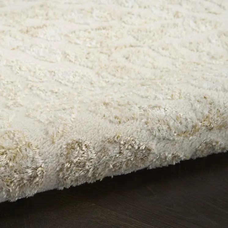 8' X 10' Ivory Abstract Area Rug
