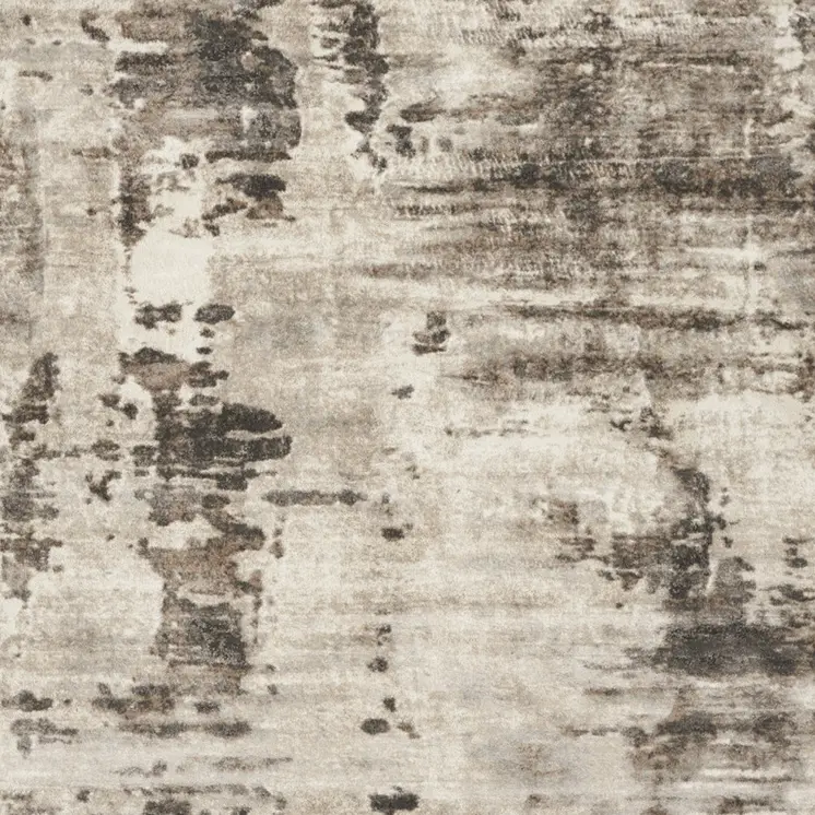 8' X 10' Tan Abstract Power Loom Area Rug