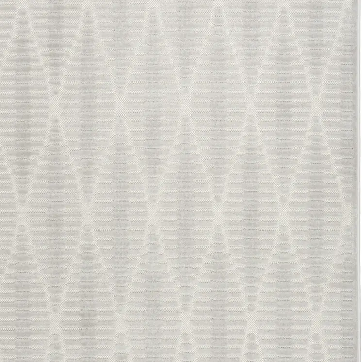 5' X 7' Gray Geometric Area Rug