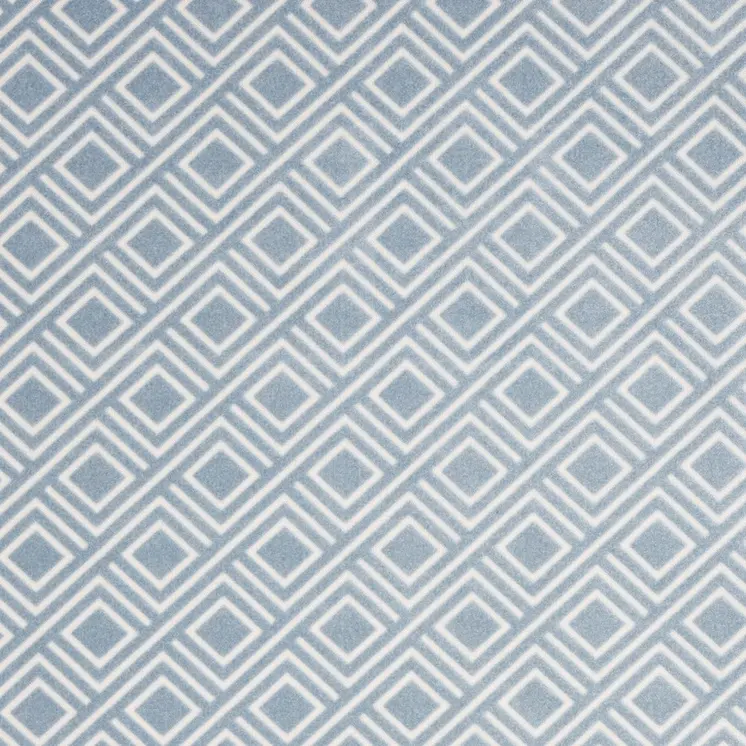 8' X 10' Blue Geometric Area Rug