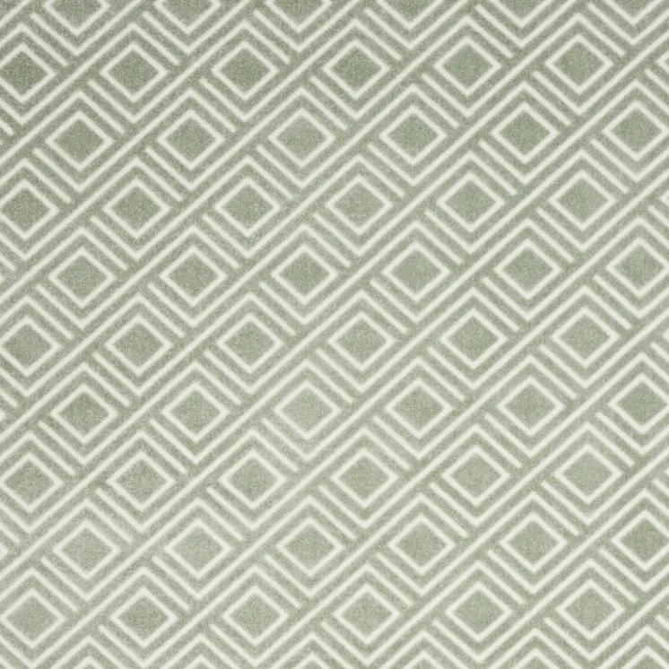 8' X 10' Green Geometric Area Rug