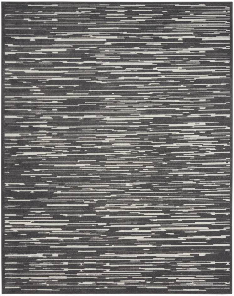 8' X 10' Gray Geometric Area Rug