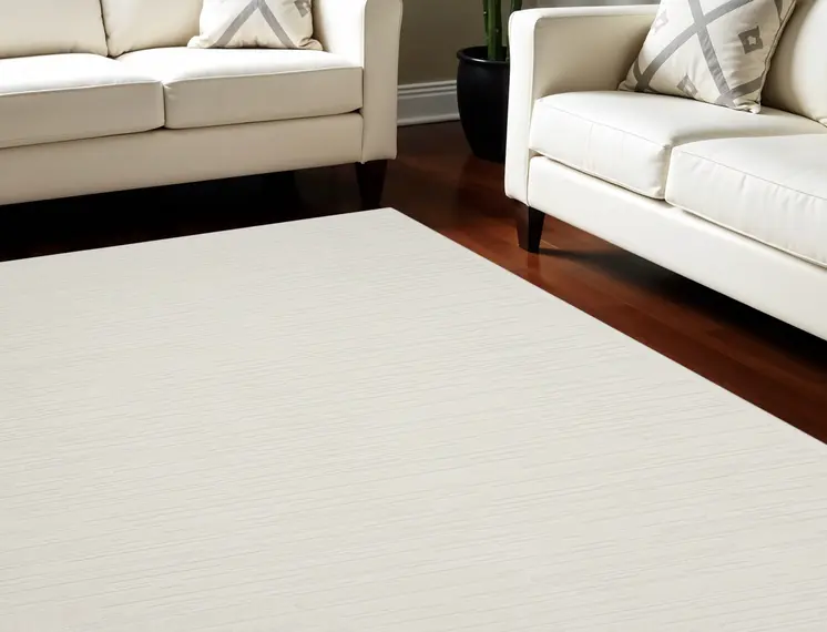 8' X 10' Ivory Geometric Area Rug