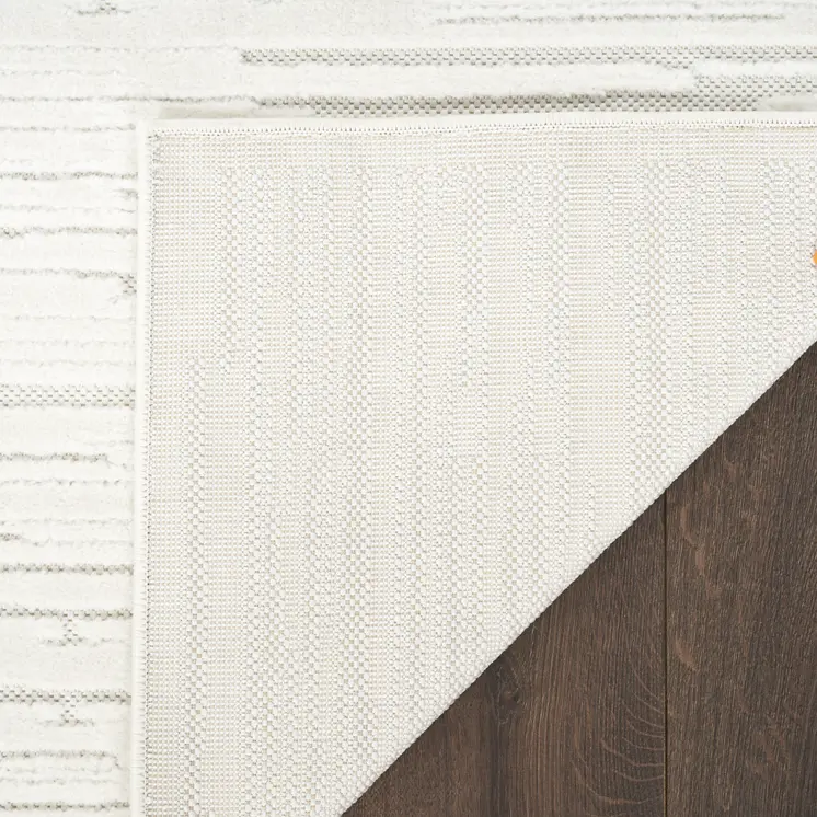 8' X 10' Ivory Geometric Area Rug
